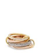 Spinelli Kilcollin Vega Diamond, Silver, Yellow & Rose-gold Ring