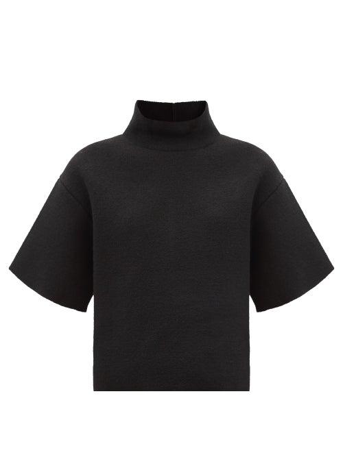 Proenza Schouler - High-neck Boxy Sweater - Womens - Black