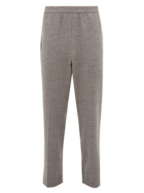 Matchesfashion.com Snow Peak - Straight Leg Jersey Track Pants - Mens - Grey