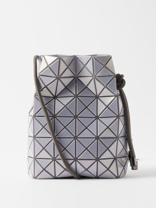 Bao Bao Issey Miyake - Wring Gloss Pvc Bucket Bag - Womens - Slver Blue
