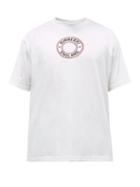 Matchesfashion.com Burberry - Logo-appliqu Cotton-jersey T-shirt - Mens - White
