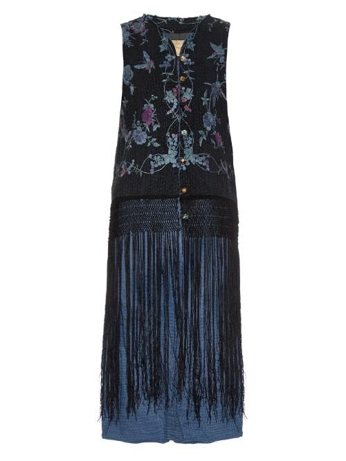 By Walid Vintage Piano-shawl Gilet