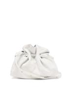 Matchesfashion.com Mansur Gavriel - Protea Mini Drawstring Leather Bag - Womens - White