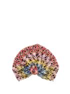 Missoni Mare Feathered Crochet-knit Turban