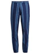 Blue Blue Japan Slim-fit Linen-blend Trousers