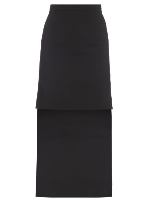 Preen By Thornton Bregazzi Vera Mini-front Crepe Skirt