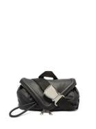 Matchesfashion.com Bottega Veneta - Triangle-flap Leather Belt Bag - Mens - Black