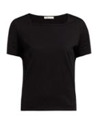 Matchesfashion.com The Row - Jackie Cotton Blend T Shirt - Womens - Black