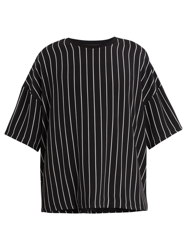 Haider Ackermann Striped Silk T-shirt