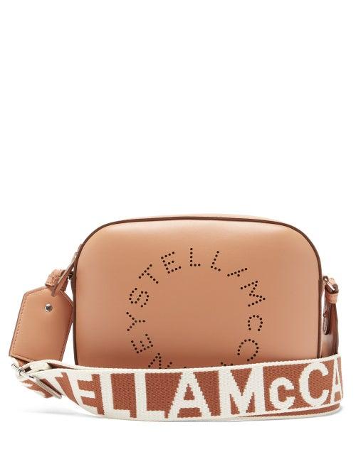 Matchesfashion.com Stella Mccartney - Stella Small Faux-leather Cross-body Bag - Womens - Camel