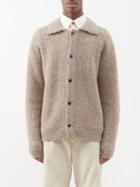 Le17septembre Homme - Alpaca-blend Boucl Cardigan - Mens - Beige