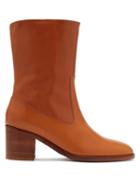 Matchesfashion.com A.p.c. - Eva Leather Boots - Womens - Tan
