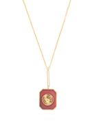 Matchesfashion.com Retrouvai - Lucky Token Diamond, Opal & Gold Necklace - Womens - Pink