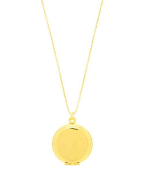 Matchesfashion.com Sophie Buhai - 18kt Gold-vermeil Locket Pendant Necklace - Womens - Gold