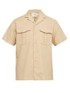 Matchesfashion.com Schnayderman's - Cotton And Linen Blend Shirt - Mens - Beige