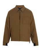 Lanvin Point-collar Zip-through Wool Jacket