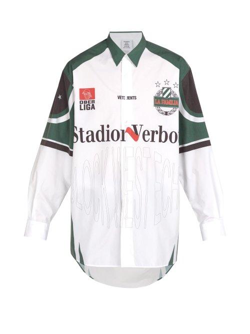 Matchesfashion.com Vetements - Oversized Football Shirt - Mens - White