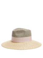 Federica Moretti Bi-colour Straw Hat
