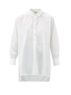 Matchesfashion.com Nili Lotan - Ambrose Cotton-poplin Shirt - Womens - White