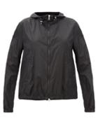 Moncler - Boissard Logo-patch Nylon Hooded Jacket - Womens - Black