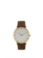 Larsson & Jennings Lugano Gold-plated And Leather Watch