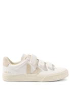 Veja - Recife Velcro Leather Trainers - Womens - White Multi