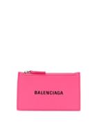 Matchesfashion.com Balenciaga - Everyday Leather Cardholder - Womens - Pink