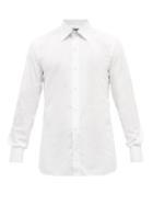 Mens Rtw Tom Ford - French-cuff Cotton-poplin Shirt - Mens - White
