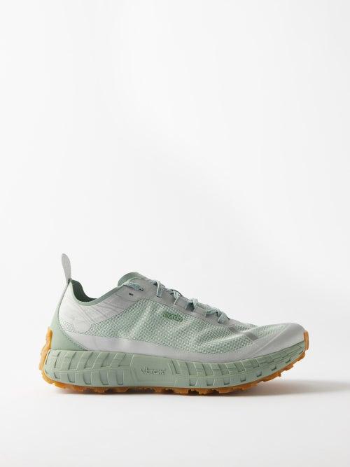 Satisfy - X Norda 001 Mesh Trainers - Mens - Green White