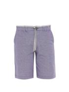 Matchesfashion.com Zimmerli - Contrast Panel Cotton Pyjama Shorts - Mens - Blue