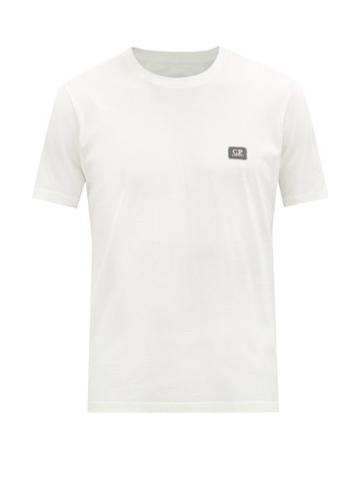 C.p. Company - Logo-patch Cotton-jersey T-shirt - Mens - Ivory