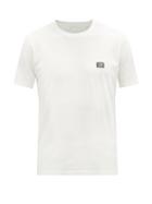 C.p. Company - Logo-patch Cotton-jersey T-shirt - Mens - Ivory