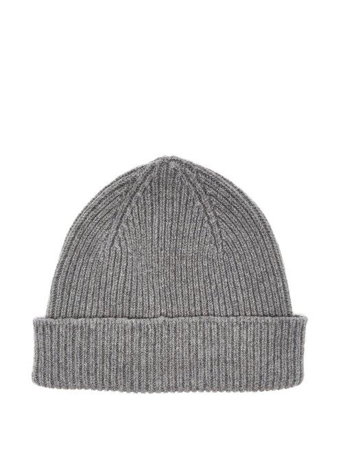 Matchesfashion.com Paul Smith - Cashmere And Merino Wool Blend Beanie Hat - Mens - Grey