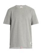 Thom Browne Stripe-trim Cotton T-shirt