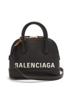 Matchesfashion.com Balenciaga - Ville Xxs Leather Cross Body Bag - Womens - Black