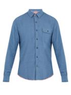 Faherty Reversible Belmar Checked-cotton Shirt