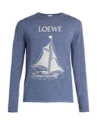 Loewe Sailboat-intarsia Wool Sweater