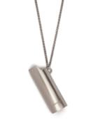 Matchesfashion.com Ambush - Silver Lighter Case Pendant Necklace - Mens - Silver
