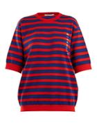 Givenchy Logo-print Striped Cotton-blend Sweater