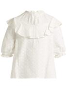 See By Chloé Broderie-anglaise Cotton Top