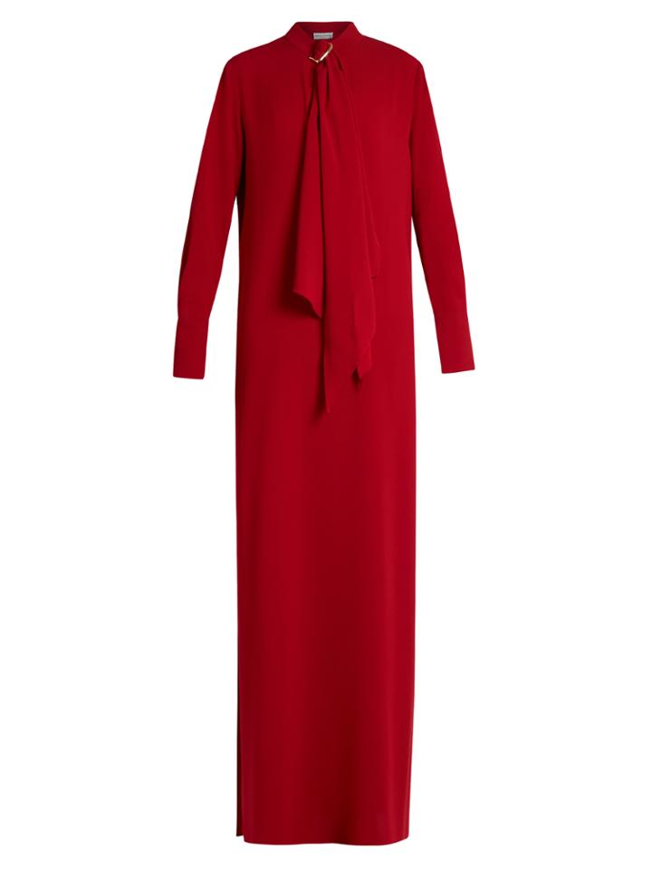 Sonia Rykiel Satin-backed Crepe Maxi Dress