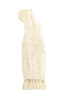 Matchesfashion.com Tabula Rasa - Tuva Hand Macram Silk And Wool Blend Dress - Womens - Cream