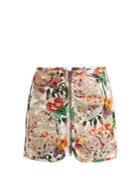 Isabel Marant Rilzen Hawaiian-print Cotton Mini Skirt