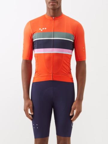 Pedla - Zipped Lunaluxe Cycling Top - Mens - Orange