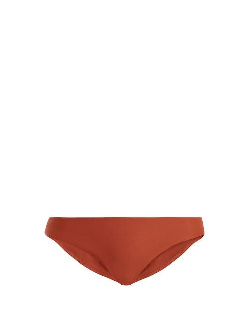 Matchesfashion.com Jade Swim - Lure Low Rise Bikini Briefs - Womens - Dark Orange