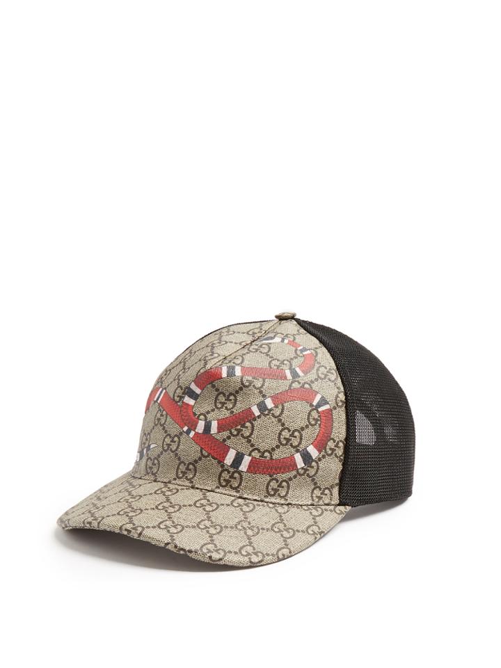 Gucci Snake-print Cap