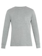 Saturdays Nyc James Long-sleeved Cotton-blend T-shirt