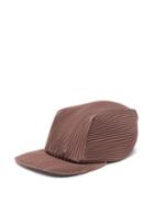 Matchesfashion.com Homme Pliss Issey Miyake - Technical-pleated Baseball Cap - Mens - Brown
