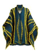Matchesfashion.com Issey Miyake - Eagle Pleated Poncho - Womens - Yellow Multi