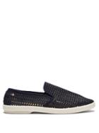 Matchesfashion.com Rivieras - Nice Matin Woven Loafers - Mens - Blue
